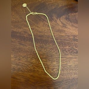 Yellow box chain necklace